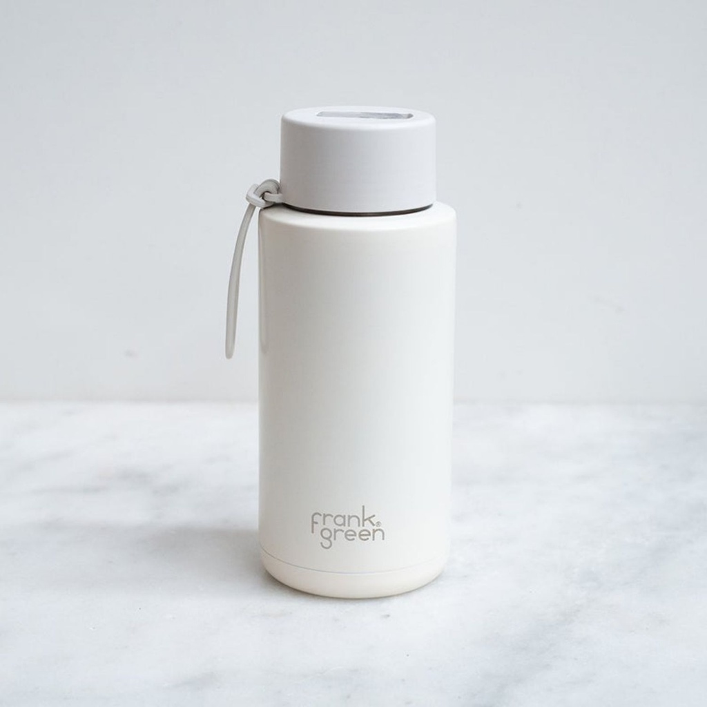 frank green 34oz Ceramic Reusable Bottle Cloud