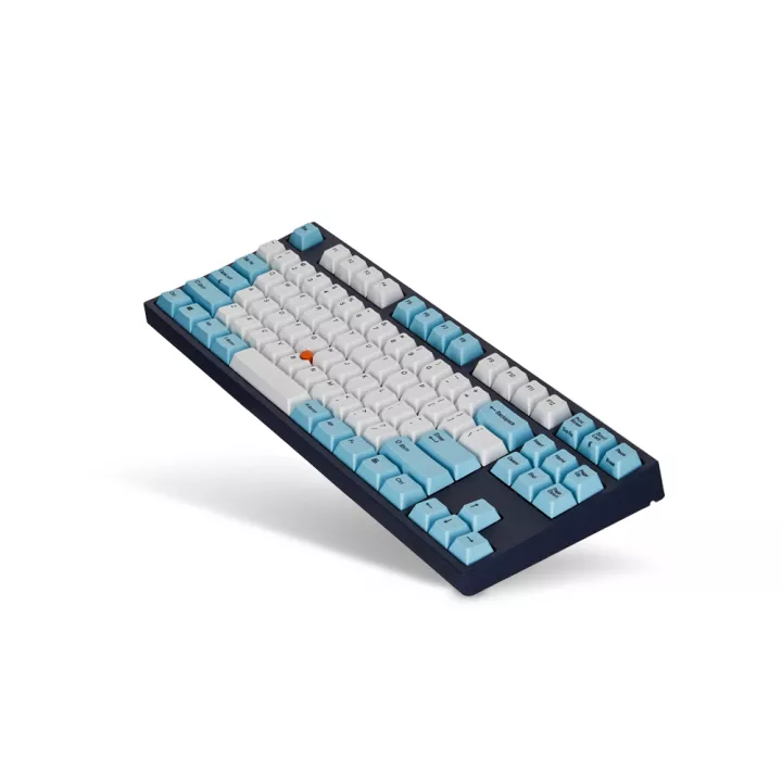 Leopold FC750R PS StickPoint White SkyBlue TKL Mechanical Keyboard