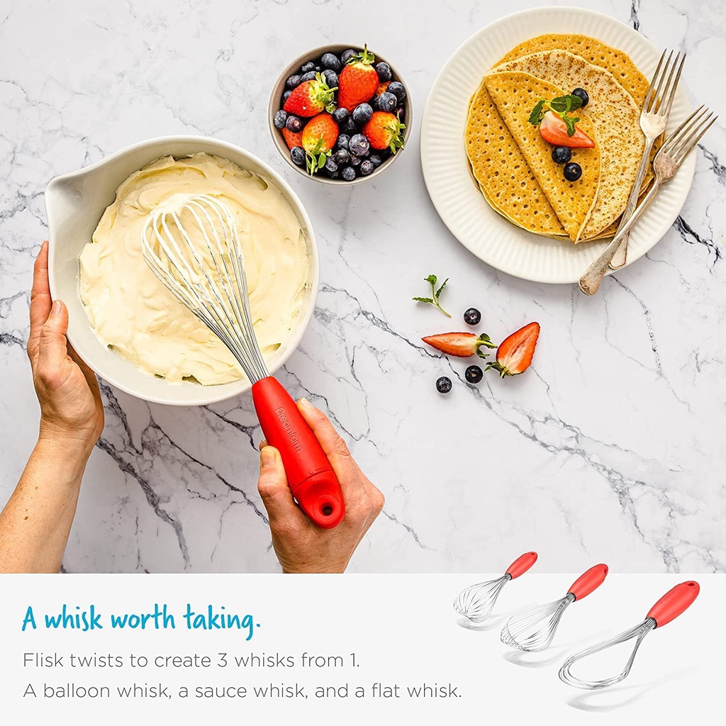 Dreamfarm Flisk Foldable Whisk in Black