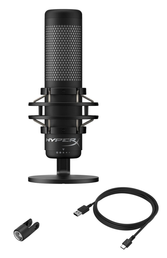 Kingston HyperX QuadCast S RGB USB Condenser Microphone HMIQ1S-XX