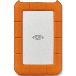 LaCie Rugged 1TB USB-C Portable External Hard Drive STFR1000800