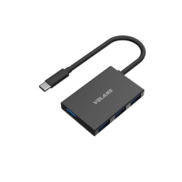 Volans VL-HB04S-C Aluminium USB-C to 4-Port USB3.0 Hub