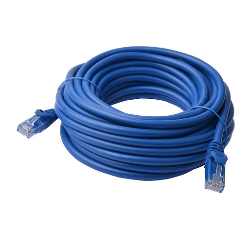 8Ware Cat 6a UTP Ethernet Cable 30m Snagless PL6A-30BLU