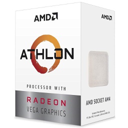 AMD Athlon 220GE Dual Core/4 Threads 3.4GHz AM4 APU CPU Processor Vega 3 YD220GC6FBBOX