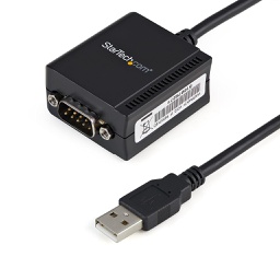 StarTech 1 Port FTDI USB to Serial Adapter Cable with COM Retention ICUSB2321F