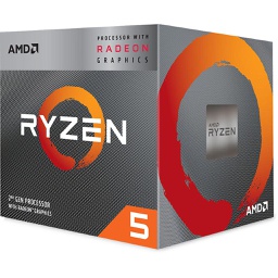AMD Ryzen 5 3400G 4 Cores/8 Threads 3.7/4.2GHz AM4 CPU Processor with Vega 11 YD3400C5FHBOX