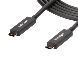 StarTech 2m Thunderbolt 3 USB C Cable - 40Gbps - Thunderbolt and USB TBLT3MM2MA