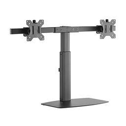Brateck Dual Screen Pneumatic Vertical Lift Monitor Stand Fit Most 17‘-27’ Monitors LDS-22T02