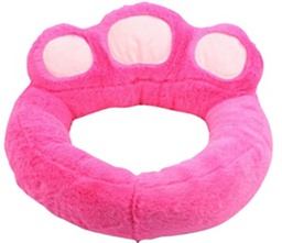 Floofi Pet Bed Paw Shape (M Pink)
