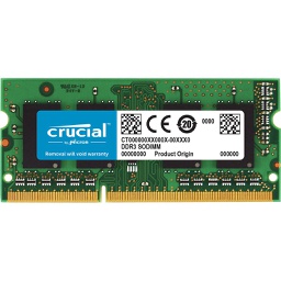 Crucial DDR3L 1600MHz 8GB (1x8) SODIMM Memory CT102464BF160B