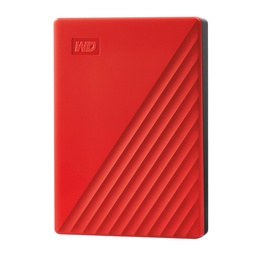 Western Digital WD My Passport 4TB USB 3.2 Portable External Hard Drive Red WDBPKJ0040BRD-WESN