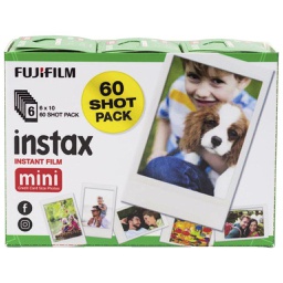 Fujifilm Instax Mini Film 60 Pack 12 Month 2K04914 & 2K04943 87305