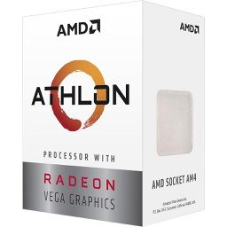 AMD Athlon 3000G Dual Core AM4 3.5GHz CPU Processor Vega 3 YD3000C6FHBOX