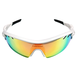 Verpeak Sport Sunglasses Type 1 (White frame with black end tip)