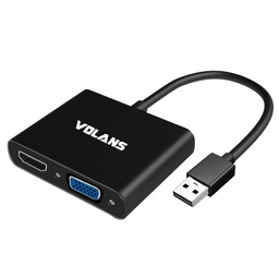 Volans VL-U3VH-S USB3.0 to VGA/HDMI Display Converter