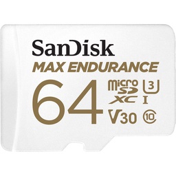 SanDisk SDSQQVR-064G-GN6IA -64GB Micro SDXC MAX ENDURANCE 100MB/s (w Adapter)
