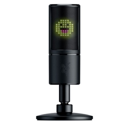 Razer Seiren Emote Cardioid Condenser Desktop Gaming Microphone with 8-Bit LED Display RZ19-03060100-R3M1