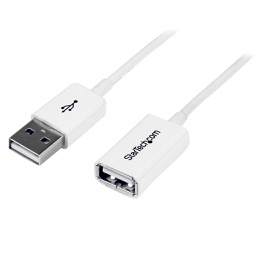 StarTech 3M USB 2.0 Extension Cable White - M/F USBEXTPAA3MW