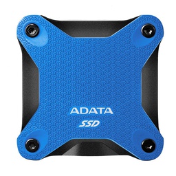 ADATA SD600Q 480GB USB 3.2 Gen 1 Portable External 3D NAND SSD - Blue ASD600Q-480GU31-CBL