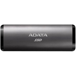 ADATA SE760 256GB USB 3.1 Type-C Portable External SSD Hard Drive - Titanium ASE760-256GU32G2-CTI