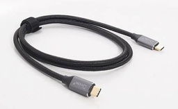 Oxhorn 1M USB 3.1 Type C Gen 2 Cable Black Aluminum 5A 100W turbo charge USB-C CB-U31-CC2B