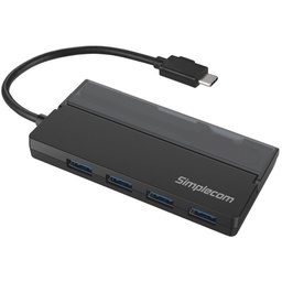 Simplecom CH330 USB-C to 4 Port USB-A Hub USB 3.2 Gen1 Black