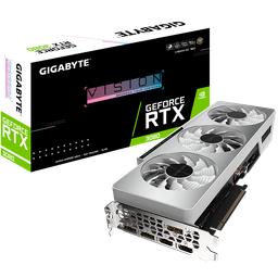 Gigabyte NVIDIA GeForce RTX 3080 VISION OC V2 10G LHR Video Card GV-N3080VISION OC-10GD 2.0