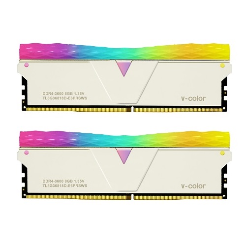 V-Color Prism Pro RGB Kit 16GB 3600MHz (2x8) DDR4 Desktop Memory Ram -  Black