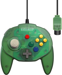 Retro-bit N64 Tribute 64 Wired Controller - Forest Green