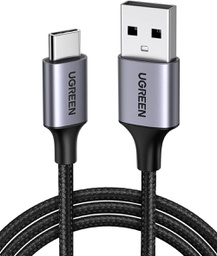 UGREEN USB-A to USB-C Cable 3m Aluminium case White 60409