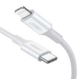 UGREEN MFI USB-C to Lightning Cable 1M (White)