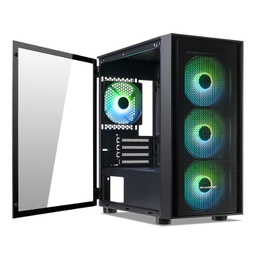 tecware TWCA-FOGM2A-BK - tecware FORGE M2 - Mini Tower RGB Case Black