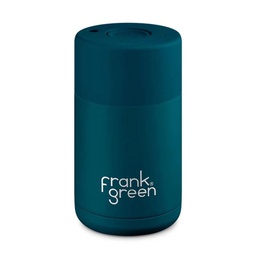 Frank Green 10oz Stainless Steel Ceramic Reusable Cup with Push Button Lid Marine Blue