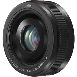 Panasonic Lumix G 20mm F1.7 II ASPH Mirrorless Camera Lens