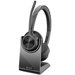 Poly Voyager 4320-M UC Stereo USB Bluetooth Headset with Charging Stand 218476-02
