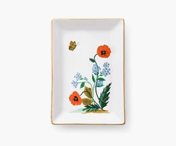 Riﬂe Paper Co-Catch all Tray Poppy Botanical