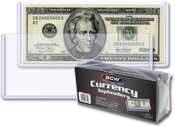 BCW Topload Holder Currency (6.5