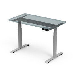Ekkio Adjustable Two Leg Stand Desk Riser Frame Only (Grey)