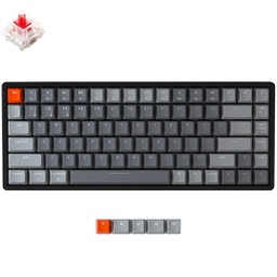 Keychron K2 V2 RGB Wireless Mechanical Keyboard Red Switches with Aluminum Frame Red-C1