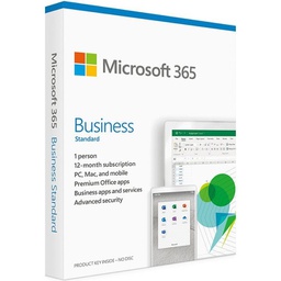 Microsoft 365 2021 Business Standard 1 Year Medialess Retail KLQ-00648