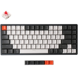 Keychron K2 V2 RGB Hot-Swappable Wireless Mechanical Keyboard Red Switches with Aluminum Frame Red-C1H