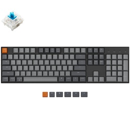 Keychron K10 RGB Hot-Swappable Wireless Mechanical Keyboard Blue Switches Blue-K10H2