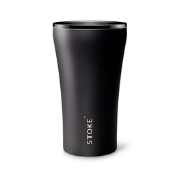 Sttoke Ceramic Reusable Cup 12oz Black