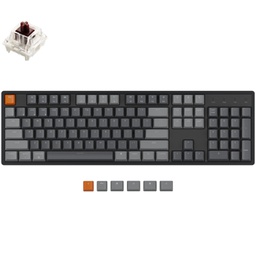 Keychron K10 RGB Wireless Mechanical Keyboard Brown Switches with Aluminum Frame Brown-K10C3