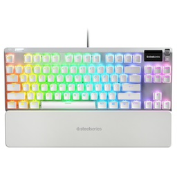 SteelSeries Apex 7 TKL OLED Mechanical Keyboard Ghost Edition 64656