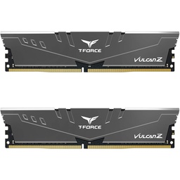 Team T-Force Vulcan Z DDR4 3200MHz 16GB (2x8) Desktop Memory Grey TLZGD416G3200HC16FDC01