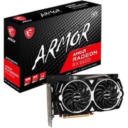 MSI AMD Radeon RX 6600 ARMOR 8G V1 Video Card