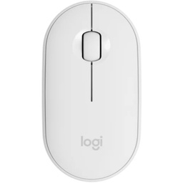 Logitech Pebble M350 Wireless/Bluetooth Mouse - Off White 910-005600