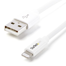StarTech 1.5m White 8-pin Lightning to USB Cable - USBLT2MW