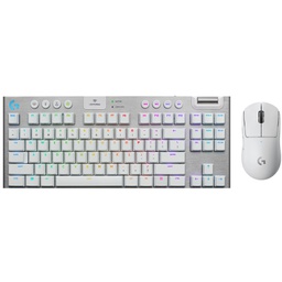 G915GPROX Bundle: Logitech G915 TKL Gaming Keyboard White + Logitech G PRO X Superlight Gaming Mouse White